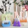 Yu Meiren diy letra mayúscula inglesa Herramienta de pulido de candelabro Portavelas de aromaterapia Decoración de yeso Molde de silicona Venta al por mayor
