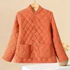 Ropa Acolchada de Algodón Nueva para Otoño e Invierno para Personas de Mediana Edad y Mayores 2025 Chaquetas Acolchadas de Algodón y Ropa Acolchada de Algodón Chaquetas Cálidas Gruesas Casuales con Forro Polar Chaquetas Acolchadas de Algodón para Madre