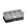 Hebilla Integrada 8 Compartimentos Botón de Partículas de Cera Caja de Empaque Caja de Almacenamiento Fija Plástico PP Piezas de Joyería Caja de Almacenamiento DIY con Cuentas