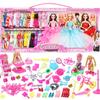 Caja de Regalo de Set de Muñeca Artificial Extra Grande Juguete para Niña Set Completo Vestir Muñeca Princesa 3 Regalo de Cumpleaños para Niños 9