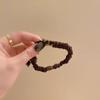 Diadema básica de alta calidad para nicho, banda de goma negra versátil, anillo de intestino delgado, alta elasticidad, no daña el cabello, diadema, tocado para mujer