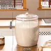 Cubo de Almacenamiento para Arroz, Cubo Sellado a Prueba de Insectos y Humedad, Contenedor de Almacenamiento Grande de Grado Alimenticio para el Hogar, Caja Transparente para Almacenamiento de Granos
