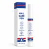 Pluma para Cuidado de Cutículas Superficie de la Uña Borde de la Uña Cuidado del Brillo Refrescante Cómodo Limpieza de Uñas de Manos y Pies Pluma Protectora