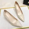 Nuevos Zapatos de Tacón Alto Negros de Tacón Fino Estilo Francés para Trabajar y Viajar 2025 Zapatos de Piel Suave Cómodos para Mujer para Primavera