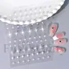 Nuevas Pegatinas para Uñas de Invierno Ins Elementos Dorados y Plateados de Estrella Luna Sol Constelación Universo Planeta Respaldo Adhesivo Pegatinas para Uñas