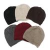Gorro Pulóver de Invierno Amazon Temu Transfronterizo Protección para los Oídos Gorro Pulóver de Punto Rayado Gorro Pile de Color Sólido Hombres Venta al por Mayor