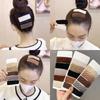 Otoño e Invierno Nuevo Tocado Elegante Horquilla BB para el Cabello para Mujer Cuadrada de Terciopelo Clip para Flequillo Accesorios para el Cabello Parte Trasera Artefacto para Acabado Horquilla