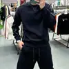 Moletom Longo Versátil Minimalista Tendência Novo Artístico Preguiçoso com Estilo Harajuku da Moda Japonesa em Branco