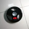 Placas de Pesas de Goma Recubierta para Gimnasio Comercial para Estudios de Entrenamiento Personal, Agujero Grande de 5 cm Placas de Peso de Tres Agujeros para Barra Olímpica Equipo