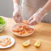 Guantes desechables de plástico transparente de PE para cocina, de grado alimenticio, con película de PE gruesa para catering