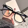 Nuevas Gafas Planas Antiluz Azul de Moda en el Mismo Estilo que las Celebridades de Internet, Adecuadas para el Viaje Diario, Se Pueden Adaptar Lentes Graduados, Monturas de Gafas Ultra Ligeras de Titanio