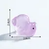 Novo produto transfronteiriço: miniaturas de caracol brilhante e coelho-do-mar, pequenos enfeites fofos, acessórios de decoração DIY, mini peças decorativas