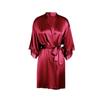 Bata de Noche de Seda, Pijama Sexy para Mujer, Año de Boda, Bata de Novia Roja, Bata de Noche de Seda de Morera, Ropa de Casa