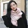 Estilo Coreano Nuevo Estilo Universitario Japonés Bufanda Tejida Simple Color Sólido Trigo Gruesa Calentador de Cuello Cálido Chal de Pareja