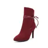 Salto Alto Fino com Tira Botas de Cavaleiro Botas Outono Inverno Europeias e Americanas Novas Botas de Comércio Exterior Amazon Wish