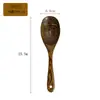 Utensilios de cocina de madera de olivo espátula cuchara para sopa colador pala para saltear pala de madera pala para sartén antiadherente juego de cucharas para fideos