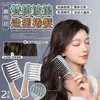 Artículo de modaPeine Rizador de Doble Fila con Dientes de Ola para Cabello Voluminoso, Peine de Peinado de Dientes Anchos Antiestático para Salón de Belleza