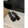 Dos formas de llevar un zapato~Sandalias de tacón alto tipo chancla de una sola tira de cuero suave y cómodo para mujer, sandalias retro francesas de tacón grueso con talón descubierto, color marrón