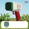 Explosiones de celebridad de internet Pistola de burbujas Gatling Palo automático para hacer burbujas Agua Máquina de burbujas eléctrica para niños Juguetes de puesto al por mayor