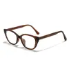 Armazón de Gafas Personalizado Pequeño para Rostro Maquillaje Liso Estilo Ins Luz Azul Anti-Miopía para Hombres y Mujeres 87006 Personalidad de Moda Ojo de Gato Armazón de Gafas Sin Graduación