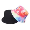 Novo Chapéu de Pescador Comércio Exterior Amazon Viagem Chapéu de Sol Cor Tie-dye Chapéu Bacia Cogumelo Chapéu de Sol Chapéu de Sol de Verão para Mulheres