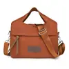 Bolso de Mano Multicapa Ligero de Gran Capacidad de Comercio Exterior Modelo Nuevo 2025 Bolso de Hombro Simple Versátil Casual Bolso Cruzado para Mujer