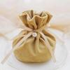 Livro Vermelho Pequeno recomenda saco de doces saco de gaze caixa de doces de casamento bolsa portátil bolsa de veludo criativa europeia nó