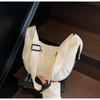 Bolsa Pequena de Nylon Leve e Versátil para Mulheres 2025 Nova Bolsa Transversal Casual Bolsa de Ombro Super Popular Bolsa Dumpling