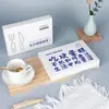 Caja de Cubiertos para Pastel de Cumpleaños Caja de Empaque para Vajilla Plato Desechable de Papel para Repostería Plato para Cubiertos Caja para Velas Caja de Juego