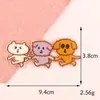 Parche Bordado Termofusible de Animales de Dibujos Animados Pegatinas de Tela Coreanas DIY Souvenir Hecho a Mano Pegatinas de Parche Accesorios Etiquetas de Tela para Planchar
