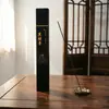 Incensário Tesouro Preto Dourado Incensos Naturais para Casa Aromaterapia Interna Fragrância Duradoura Incenso Não Comum Incenso do Tibete Incensários Tesouro Preto