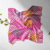 Lenço de Seda Novo de Verão Personalizado pelo Fabricante Alta Moda Estampa Dupla Face Lenço Quadrado 88cm Presente para Meninas