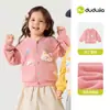 Dududu Home Chaqueta Infantil Top de Otoño para Bebé Ropa de Otoño para Niños Cárdigan para Niñas Ropa de Abrigo Infantil Elegante de Moda