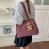 Bolsas Casuais Outono e Inverno para Mulheres 2026 Novo Estilo Moda Xadrez Bolsa para o Dia a Dia Bolsa de Ombro Único Bolsa Tote de Grande Capacidade