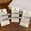 Pinza para el pelo transparente de acetato sin costuras estilo coreano Ins, pinza de moda simple para flequillo, pasador de maquillaje, accesorio para el pelo