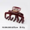 Presilha de Cabelo Estilo Coreano com Volume Grande, Presilha de Garra em Formato de Abóbora para Mulheres, Novo Modelo Outono e Inverno, Com Mola, Recém-Atualizado, Banhado a Ouro, Presilha Tubarão com Pedras, Grampo Versátil