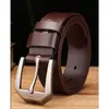 Cinturón de Cuero Sintético para Hombre, Estilo Nuevo, Hebilla de Pin, Elegante Cinturón de Negocios para Hombres Jóvenes y de Mediana Edad, Versátil Casual Moderno Nuevo Cinturón de Cuero