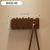 Perchero con Forma de Teclas de Piano para Entrada, Montaje en Pared, Perchero de Madera Maciza de Alta Gama, Ganchos sin Taladro