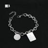 Pulsera Coreana ins Street Cool Trendy Vintage Personalizada para Hombre y Mujer Simple Hip Hop Pulsera para Mujer