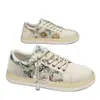 Tênis de lona masculino, novos sapatos casuais com combinação de cores dopamina para primavera e outono, tênis planos leves para homens e estudantes