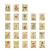 Mo Mo Xiao Lin Oficina de Correos pegatinas en caja pegatinas decorativas para álbum de diario japonés sellado pegatinas DIY 46 piezas
