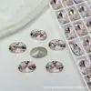 Wuzhou K9 Super Brilhante 8X12 Pedra de Strass em Formato de Ovo de Pombo 1:1 Réplica de Acessórios para Nail Art Huazi Pontiagudos de Fundo Decorativo DIY