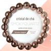 Pulseira de Citrino Natural Grau 7A Quartzo Fumê Pulseira de Contas de Fio Único Presente para Namorada Citrino de Material Natural Antigo