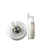 Rueda Rodillo Bearing de Plástico Recubierto de Goma con Eje 608 Polea Bearing de Tornillo Rueda de Goma Rueda de Nylon Rueda Guía