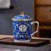 Jingdezhen porcelana escritório Copa grande capacidade home office presente Copo criativo chinês com tampa
