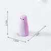 Miniatura de paisagem, figura de pinguim de desenho animado, artesanato em resina, decoração DIY de cena de neve, ornamento de mesa