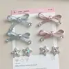 Novos acessórios de laço de cetim com strass estilo coreano materiais DIY feitos à mão acessórios para roupas, sapatos e meias atacado