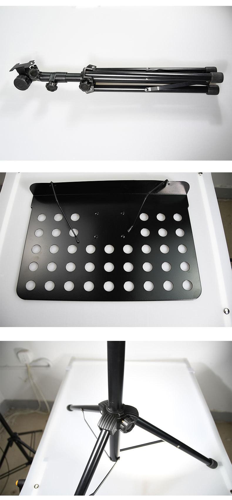 简约黑色便携谱架,通用型,演奏加粗乐谱支架,配件,可拆卸乐谱架