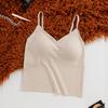 Maillard ropa cálida Chaleco cepillado para mujer Hilo delgado Base de tirantes sin costuras Todo-partido Ropa interior térmica
