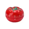 Temporizador de Cozinha Despertador para Assar Temporizador de Tomate Temporizador Mecânico de Contagem Regressiva Tamanhos Grande e Pequeno Temporizador de Tomate para Estudantes